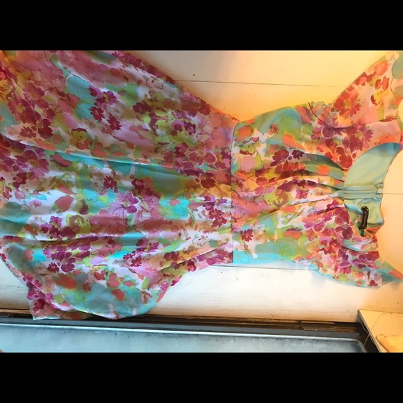 Super cute floral pink dress - Picture 6 of 7